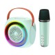 Портативна колонка Bluetooth XO F42 Dazzling RGB Karaoke Stereo 10W Green